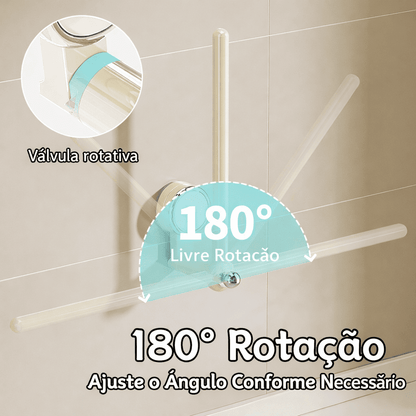 Asta appendiabiti multifunzione a ventosa