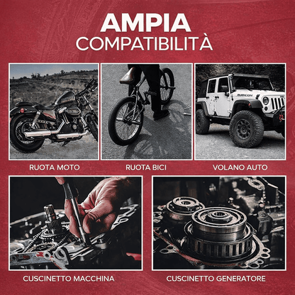 Separatore per cuscinetti a 3 griffe