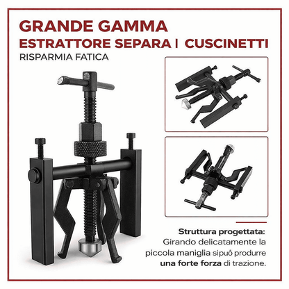 Separatore per cuscinetti a 3 griffe