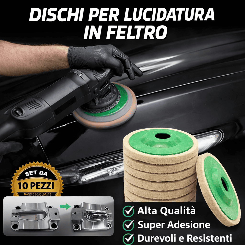 Dischi per lucidatura in feltro