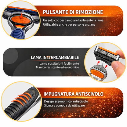 Set di rasoi da uomo