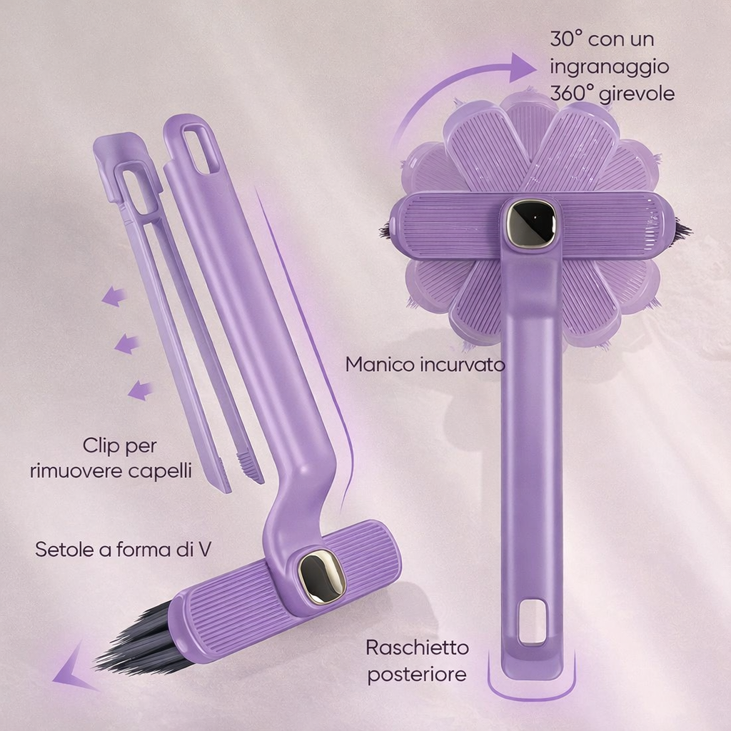 Spazzola Rotante per Fessure e Angoli