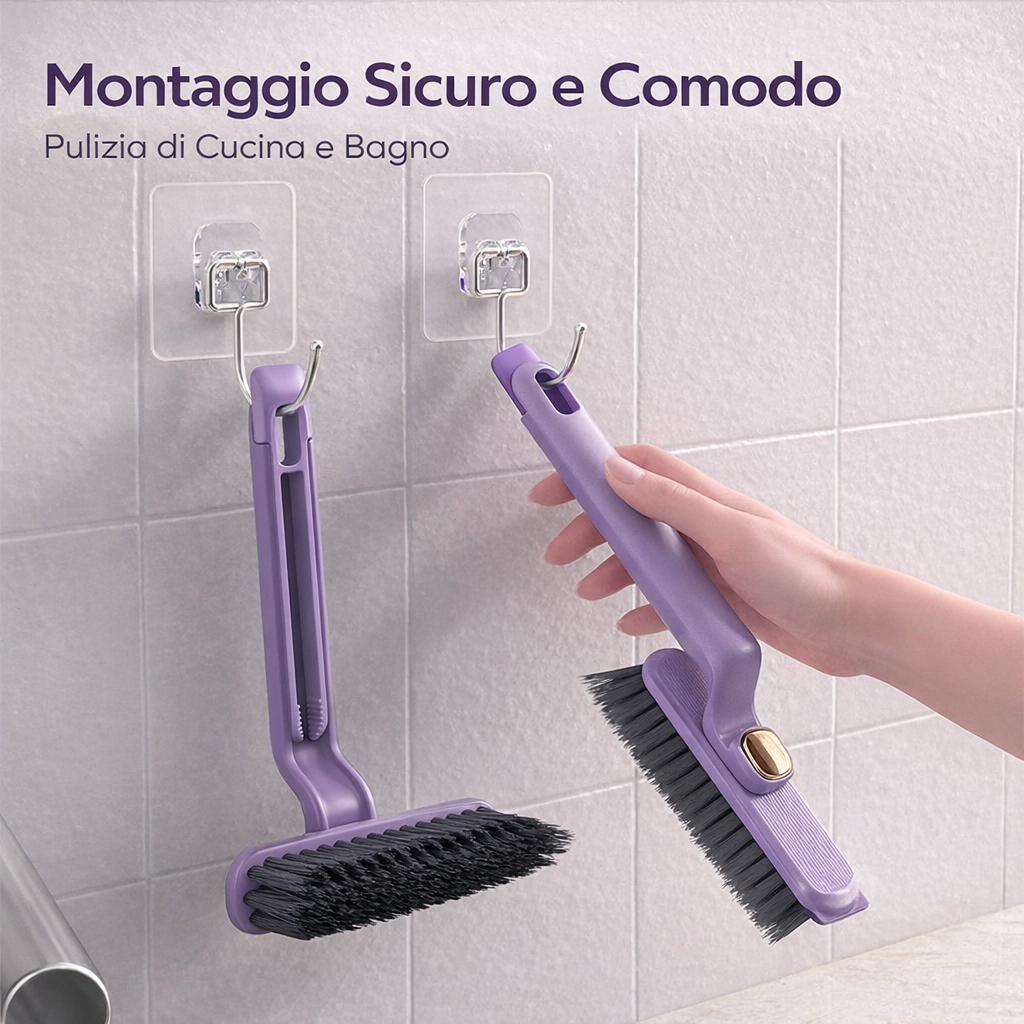 Spazzola Rotante per Fessure e Angoli