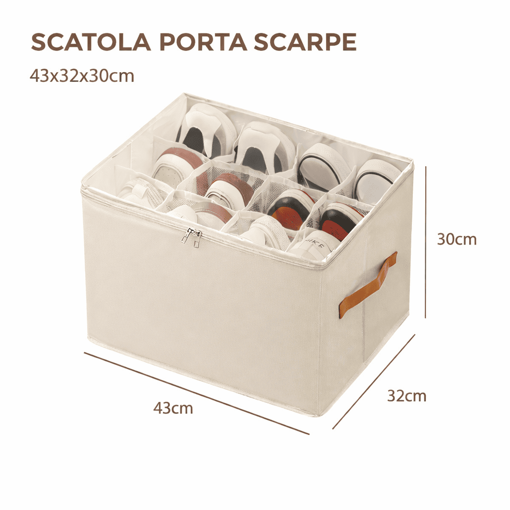 Organizer pieghevole per scarpe