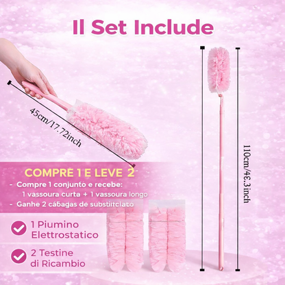 Spazzola antipolvere elettrostatica