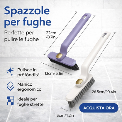 Spazzola Rotante per Fessure e Angoli