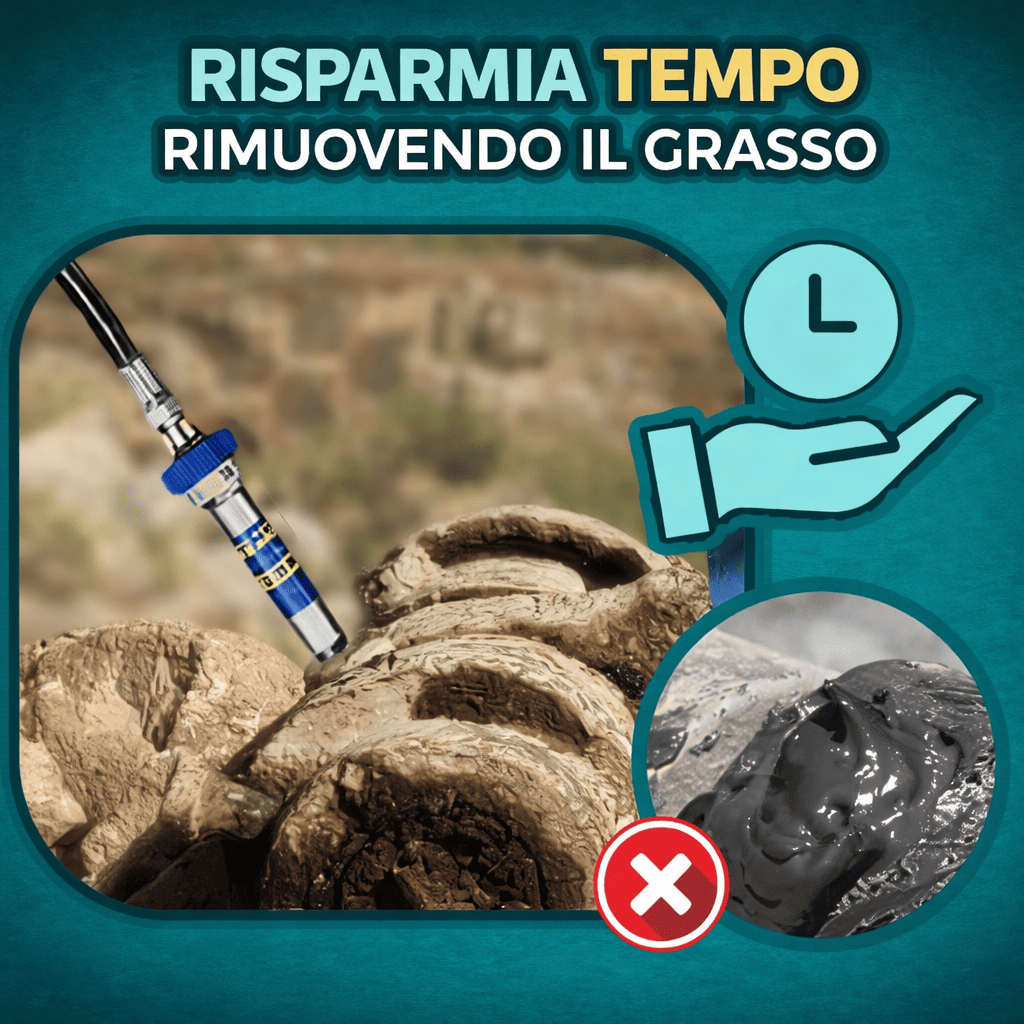 Punta per Grasso con Bloccaggio