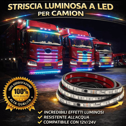 Striscia luminosa a LED per camion