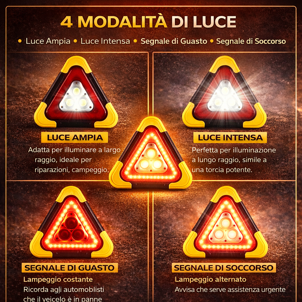 Luce di emergenza a energia solare