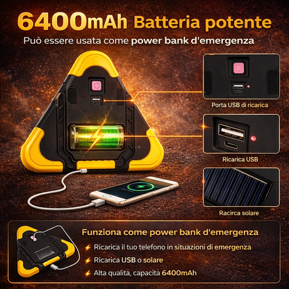 Luce di emergenza a energia solare