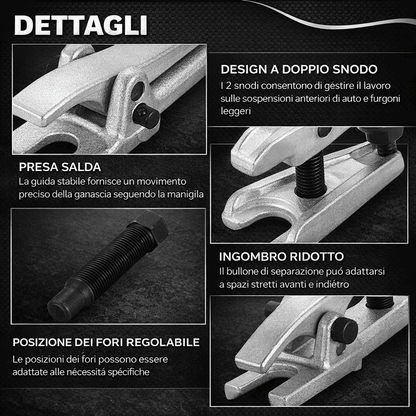 Separatore universale per giunti sferici