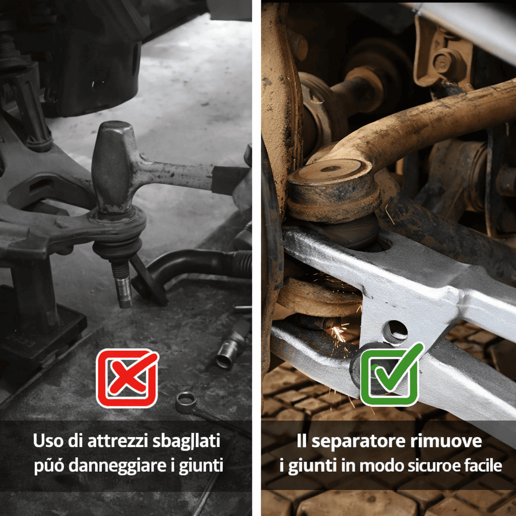 Separatore universale per giunti sferici