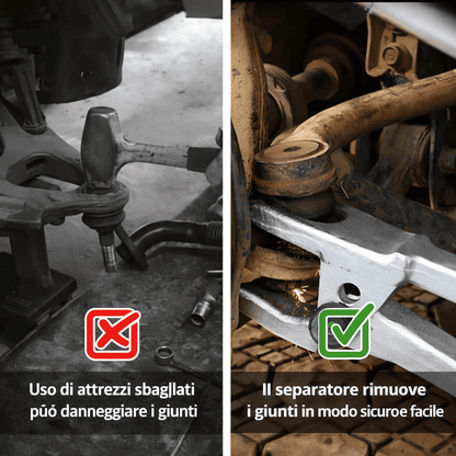 Separatore universale per giunti sferici