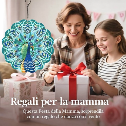 Campana a Vento Rotante 3D Decorativa