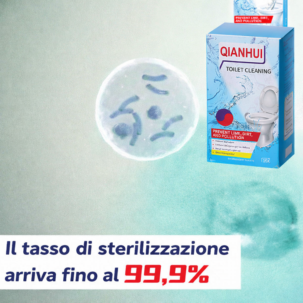 Pastiglie Effervescenti per la Pulizia del WC 🚽✨