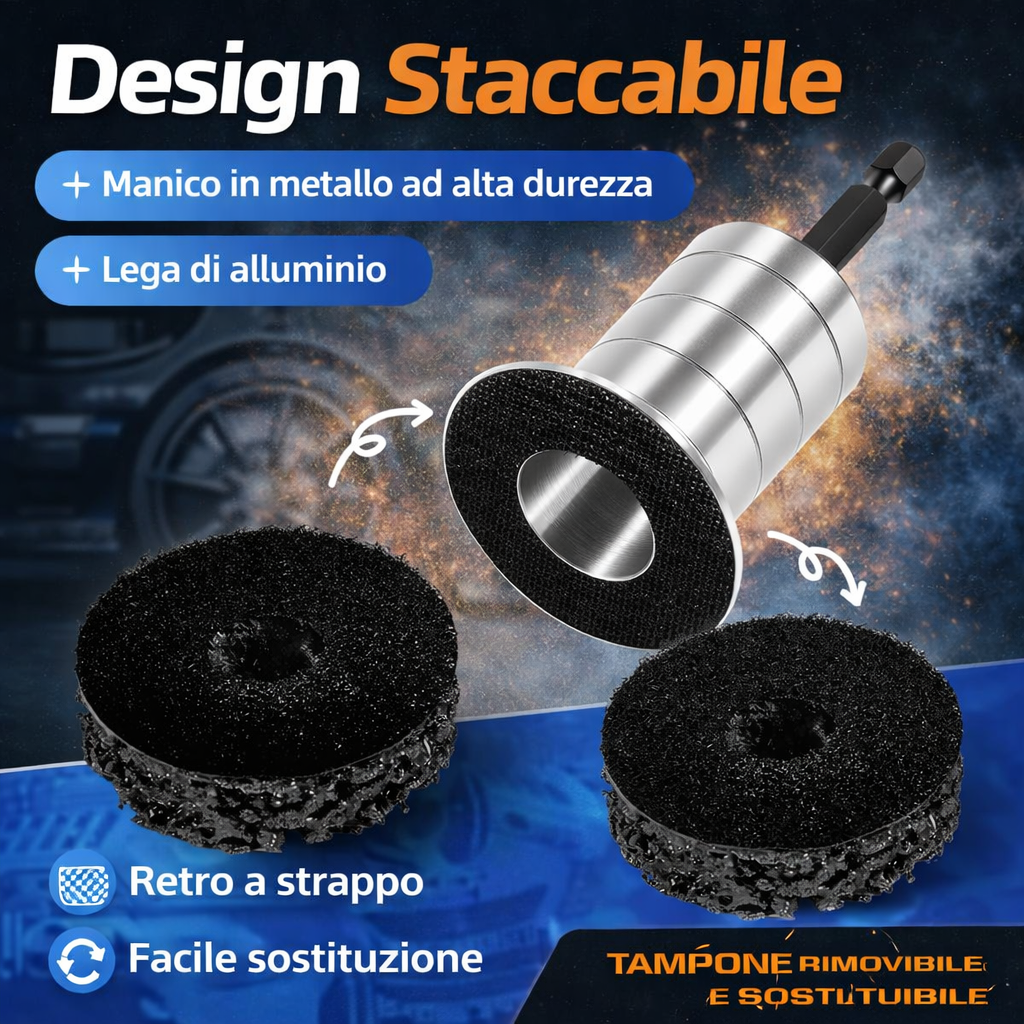 Strumento Rimuovi Ruggine per Mozzi Ruota