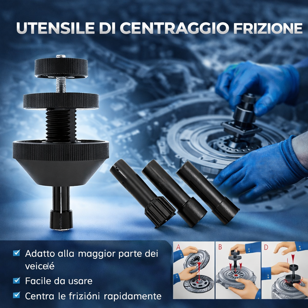 Utensile di centraggio frizione