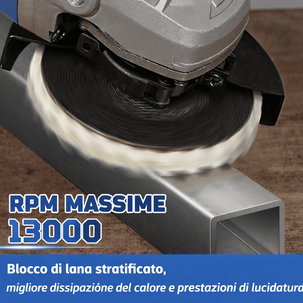 Dischi per lucidatura in feltro