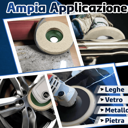 Dischi per lucidatura in feltro
