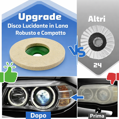 Dischi per lucidatura in feltro