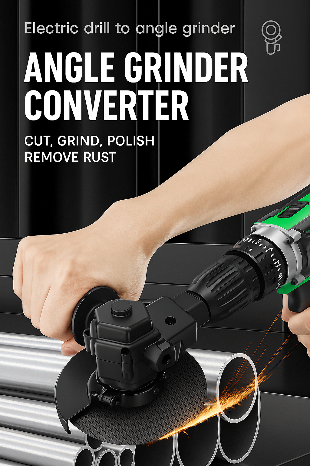 Adattatore per trapano a smerigliatrice angolare