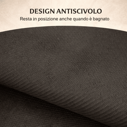 Tappetino da Pavimento con Pavone Effetto 3D