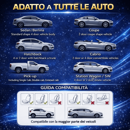 Coprisedili Auto Traspiranti e Antiscivolo