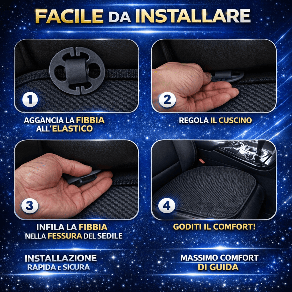 Coprisedili Auto Traspiranti e Antiscivolo