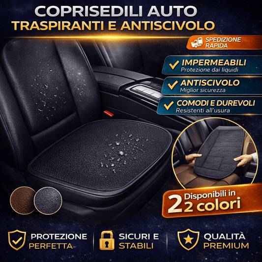 Coprisedili Auto Traspiranti e Antiscivolo