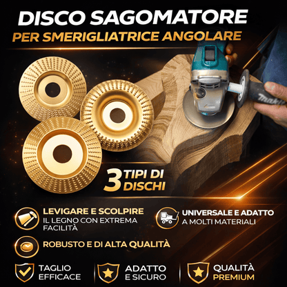Disco Sagomatore per Smerigliatrice Angolare