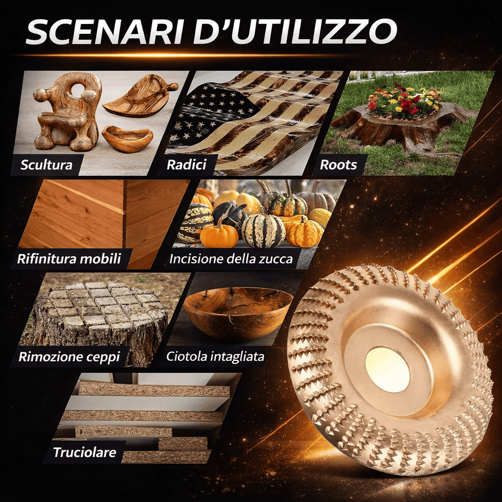 Disco Sagomatore per Smerigliatrice Angolare