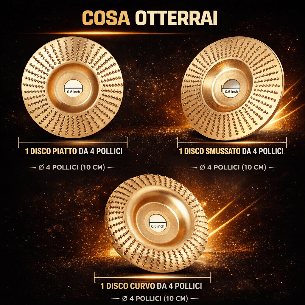 Disco Sagomatore per Smerigliatrice Angolare