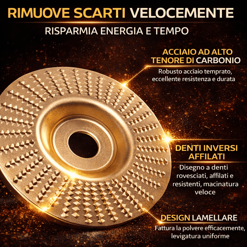 Disco Sagomatore per Smerigliatrice Angolare