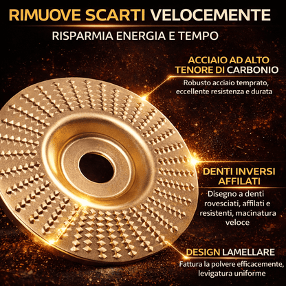Disco Sagomatore per Smerigliatrice Angolare