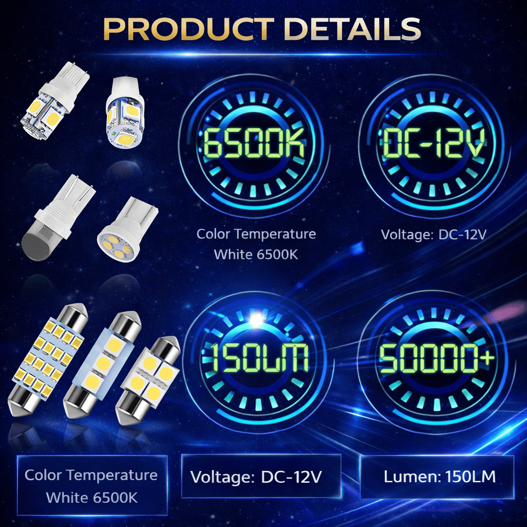 42 Pezzi Luci LED per Interni Auto 🚗✨