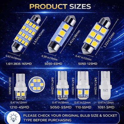42 Pezzi Luci LED per Interni Auto 🚗✨