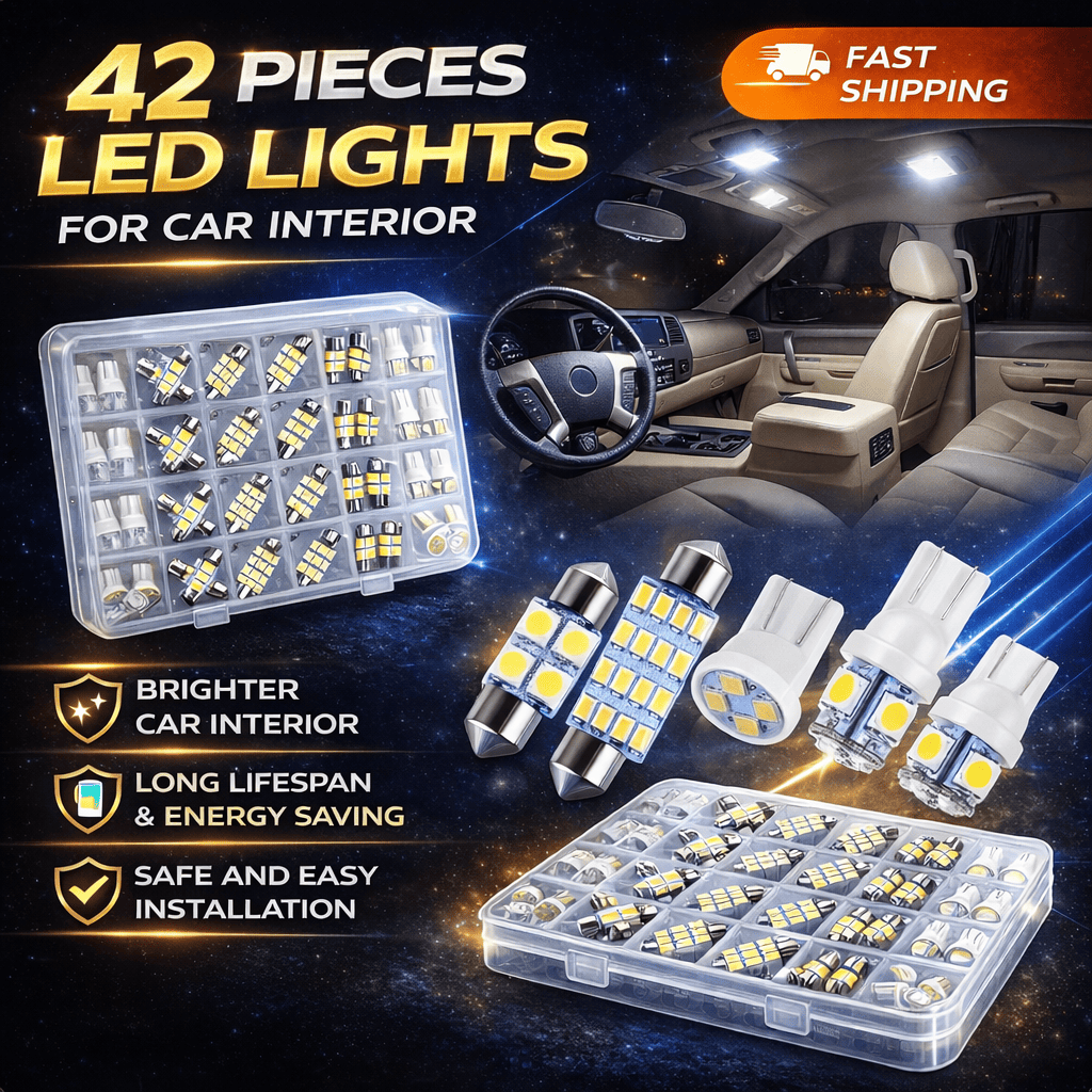 42 Pezzi Luci LED per Interni Auto 🚗✨