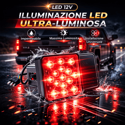 Luce Freno LED Universale 12V per Rimorchio