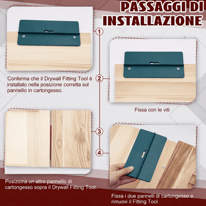 Ferramenta Rinforzata per l’Installazione del Cartongesso