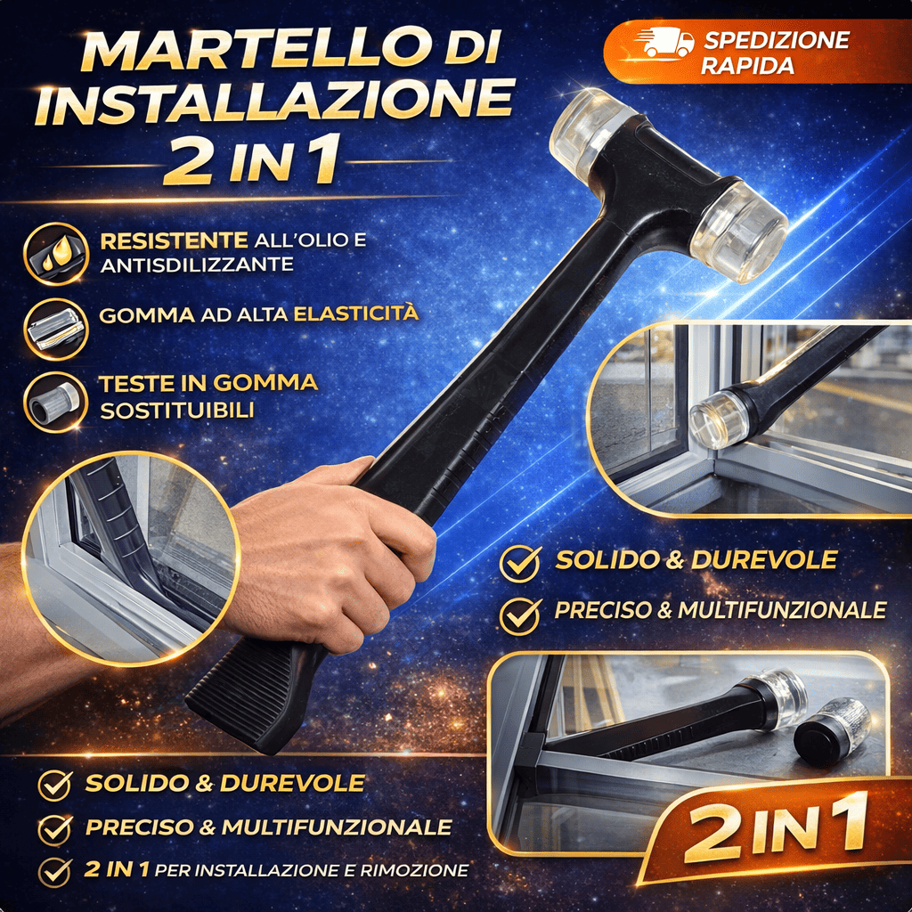 Martello di Installazione 2 in 1 🔨