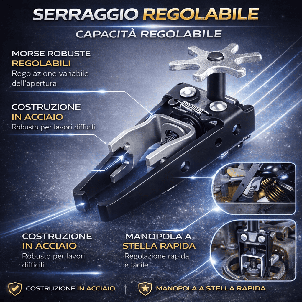 Compressore per molle delle valvole in testa