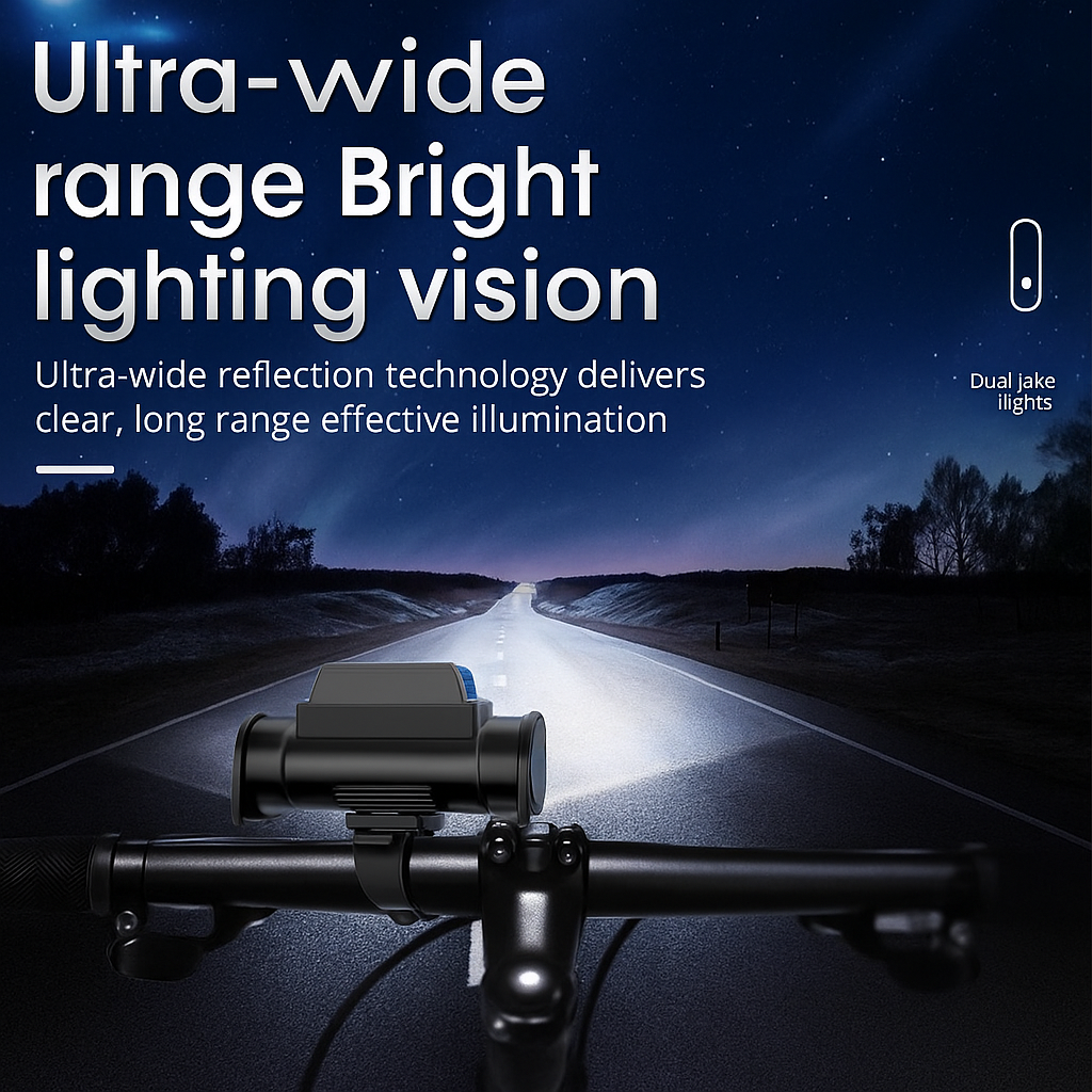 Torcia da Bicicletta Ricaricabile Super Luminosa