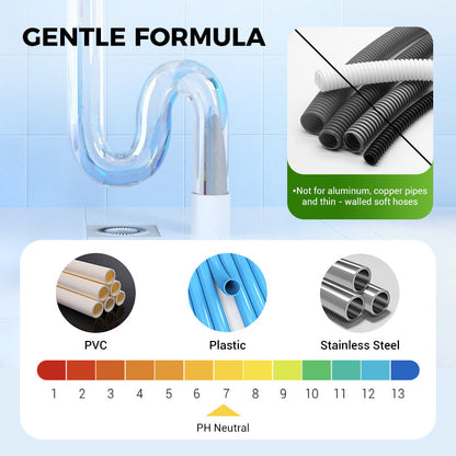 Potente Polvere per Dragaggio di Condotte – Set da 10 Pezzi