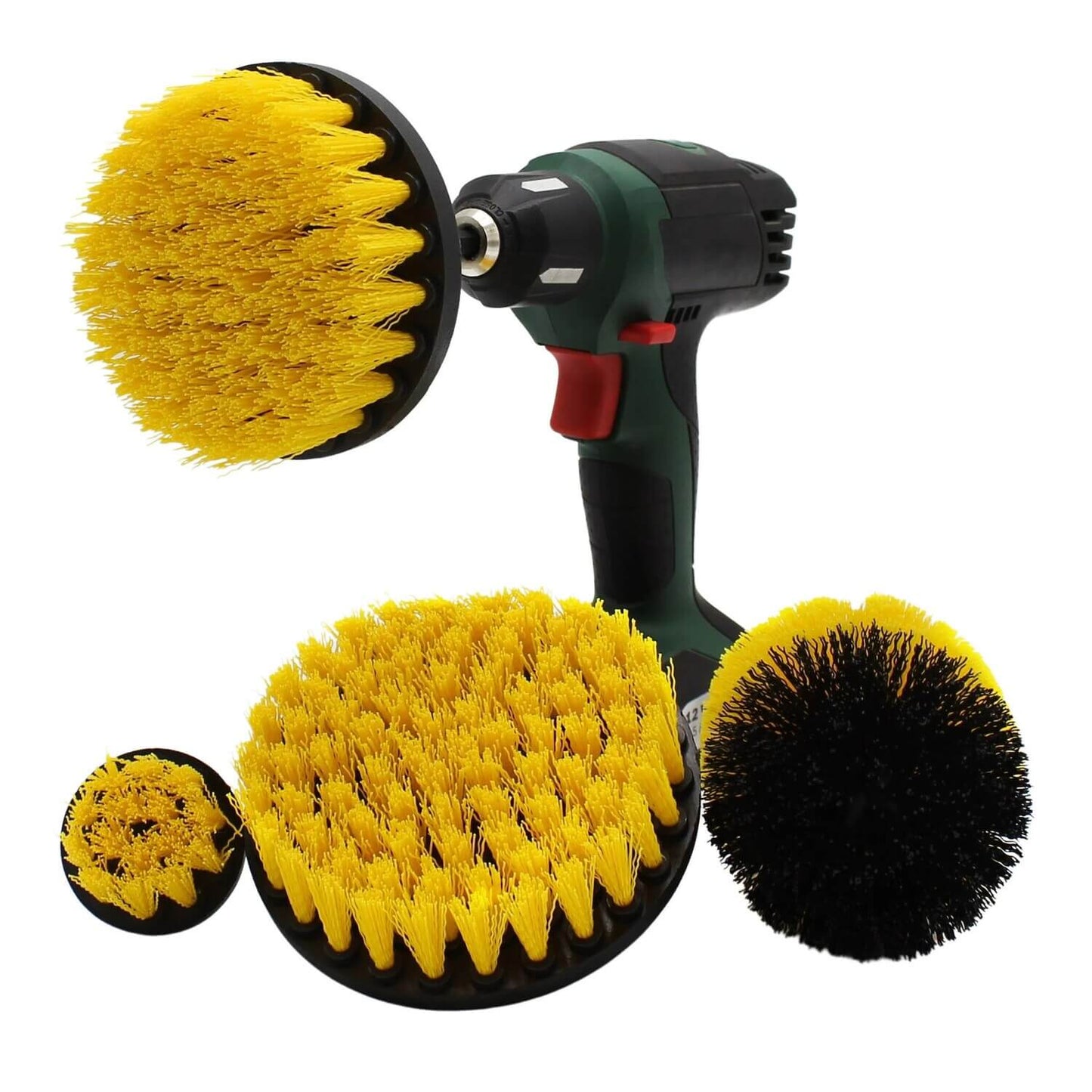 Kit 4 Spazzole per Trapano per Pulizia Profonda Multiuso