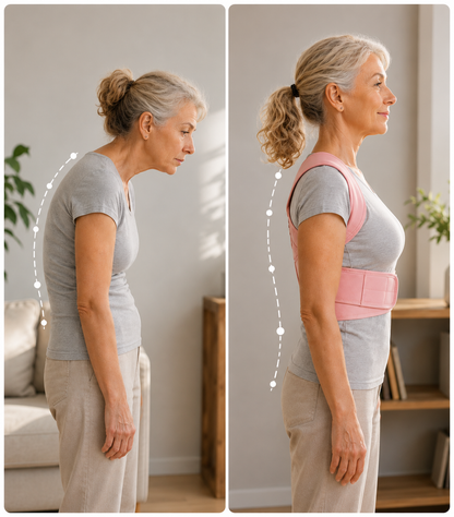 Fascia Correttore Postura Ergonomica Traspirante