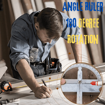 Righello Angolare con Rotazione di 180 Gradi