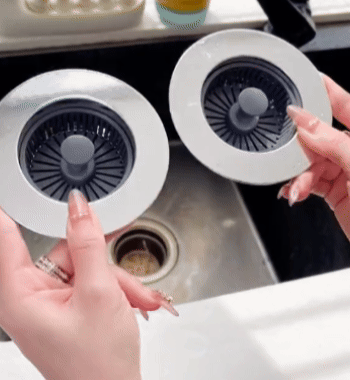 Filtro e Tappo per Lavandino Cucina 3 in 1