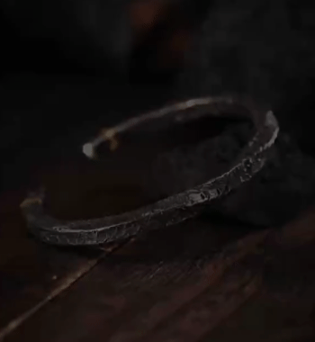 Bracciale Uomo Wu Teng Artigianale Nero