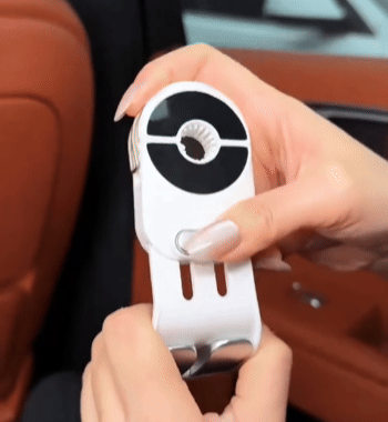 Gancio Sedile Posteriore Auto Girevole 360 Gradi Doppio