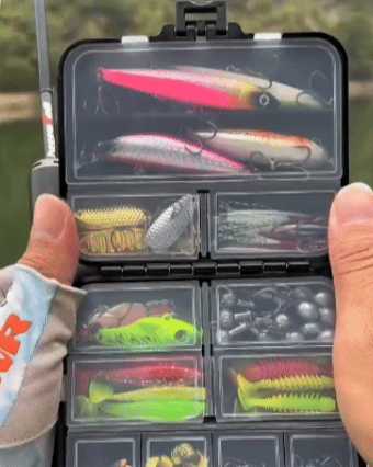 Kit Completo Pesca Ultra Light UL Con 56 Pezzi